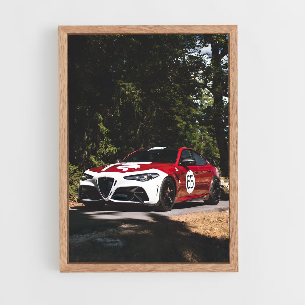 Poster Giulia gtam – affiche Alfa Romeo (vue 4)